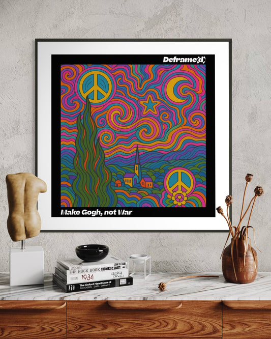 Make Gogh, not War - Semi-Glossy Poster