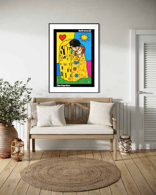 The Pop Kiss - Semi-Glossy Poster