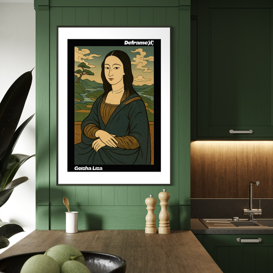 Geisha Lisa - Semi-Glossy Poster