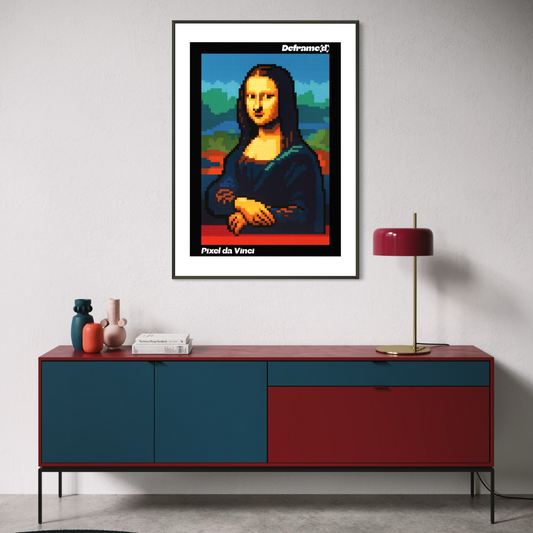 Pixel da Vinci - Semi-Glossy Poster