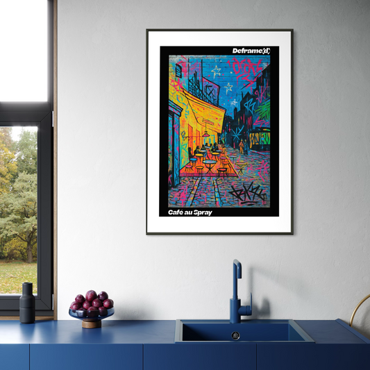 Café au Spray - Semi-Glossy Poster
