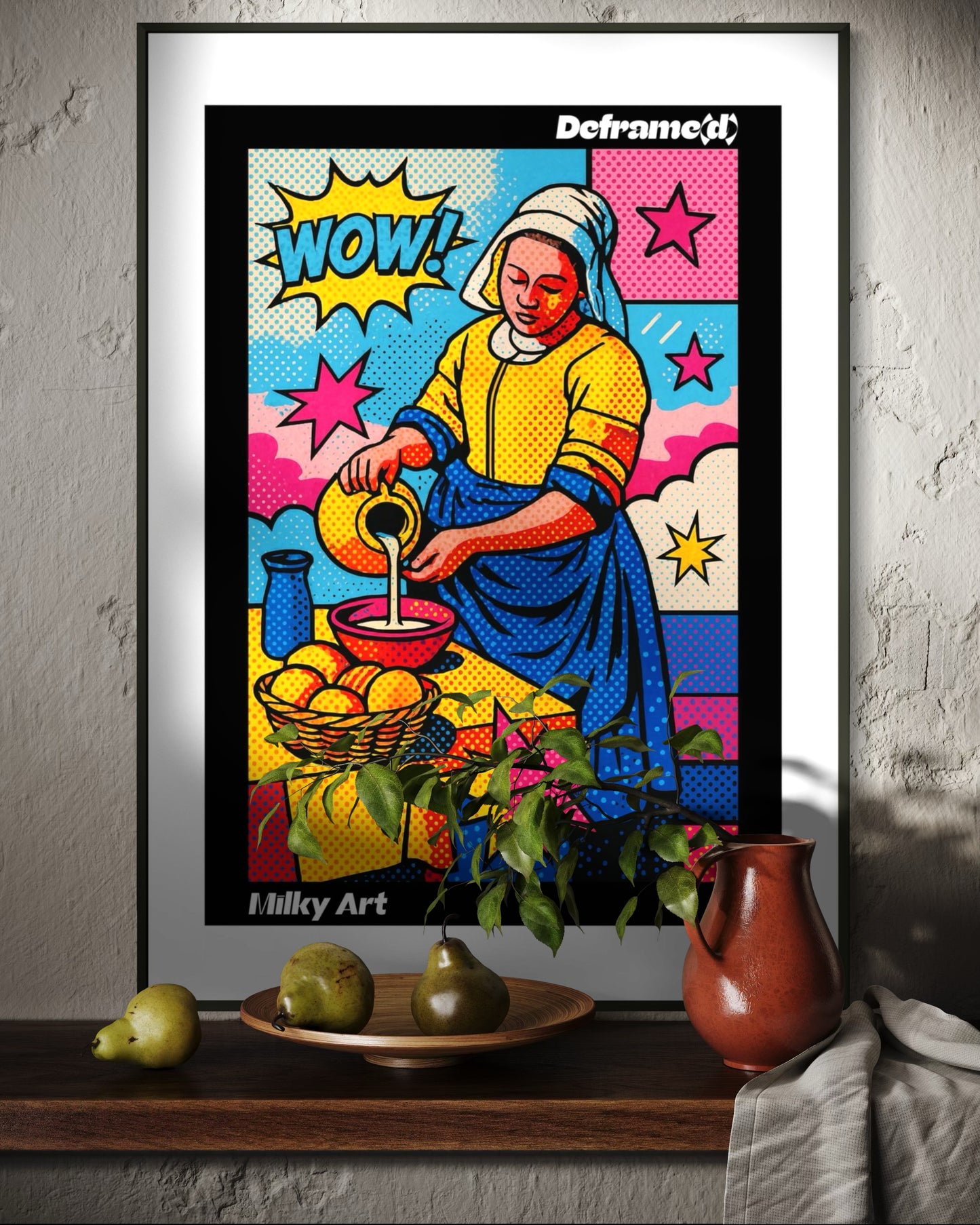 Milky Art - Semi-Glossy Poster