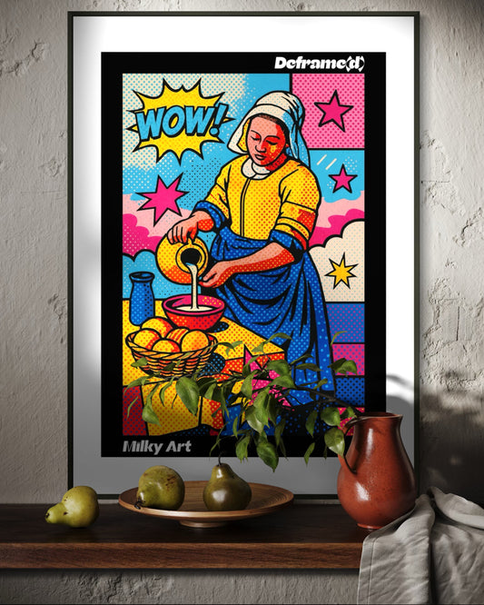 Milky Art - Semi-Glossy Poster