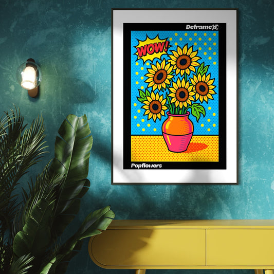 Popflowers - Semi-Glossy Poster