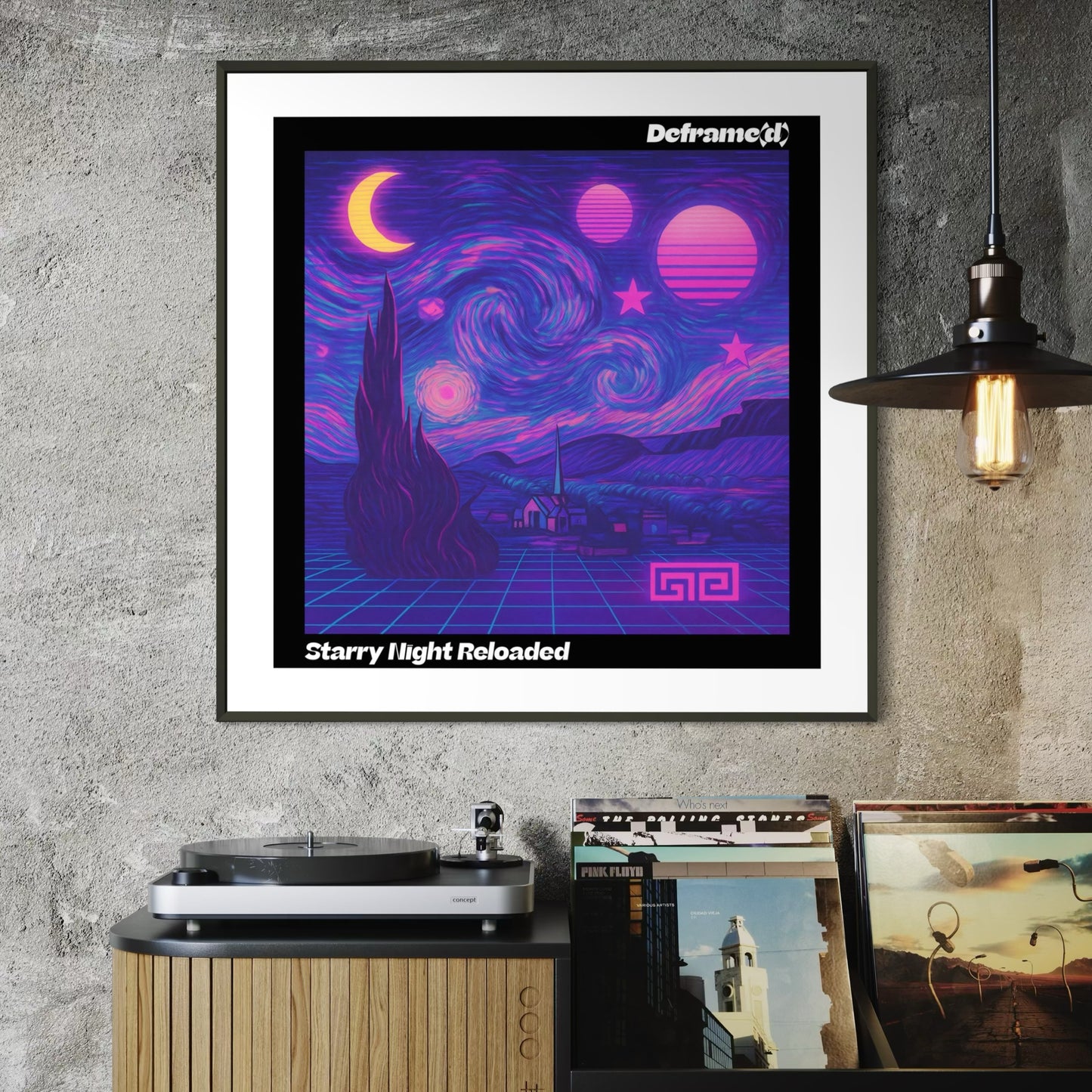 Starry Night Reloaded - Semi-Glossy Poster