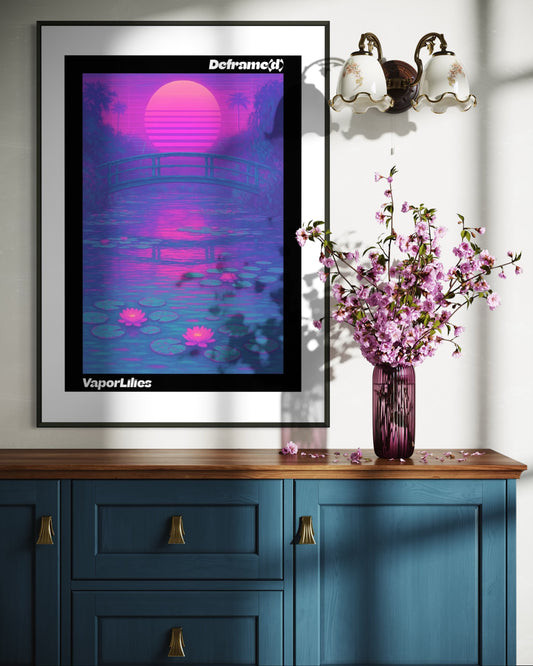 VaporLilies - Semi-Glossy Poster
